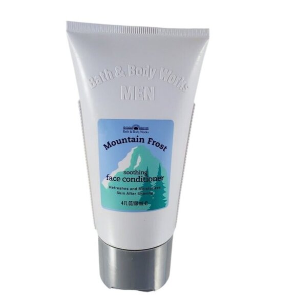 Rare! Bath & Body Works Men’s Mountain Frost Face Conditioner 4 oz Discontinued